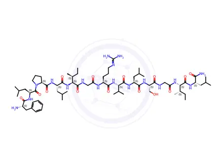 Chemical structure of Temporin A
