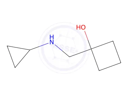Chemical structure of 1-[(cyclopropylamino)methyl]cyclobutan-1-ol