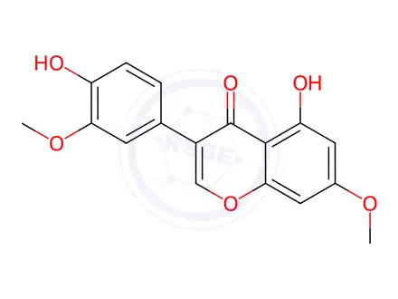 Chemical structure of 7,3'-Di-O-methylorobol