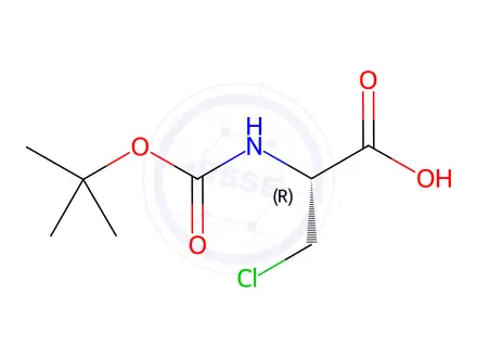 Chemical structure of Boc-β-Chloro-Ala-OH