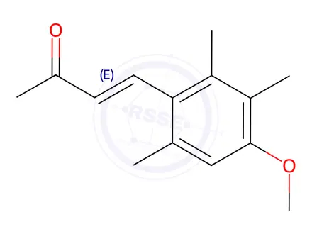 Chemical structure of 4-(4-Methoxy-2,3,6-trimethylphenyl)but-3-en-2-one