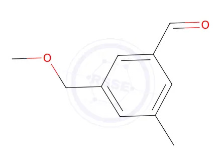 Chemical structure of 3-(Methoxymethyl)-5-methylbenzaldehyde