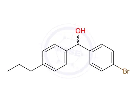 Chemical structure of (4-Bromophenyl)(4-propylphenyl)methanol