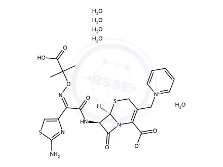 Chemical structure of Ceftazidime Pentahydrate