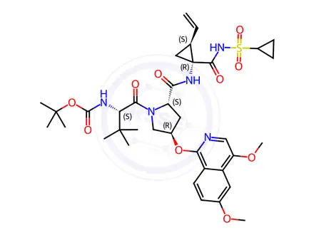Chemical structure of Asunaprevir Impurity 60