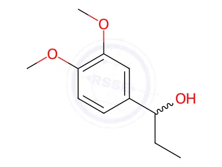 Chemical structure of 1-(3',4'-Dimethoxyphenyl)-1-propanol