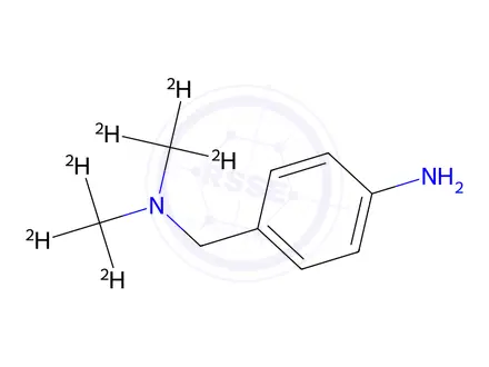 Chemical structure of 4-{[di(methyl-d3)amino]methyl}aniline