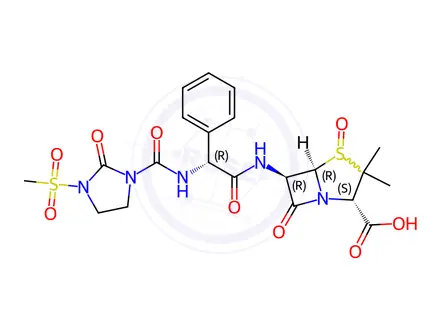 Chemical structure of Mezlocillin Impurity 22