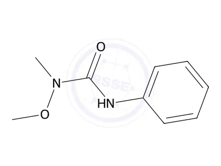 Chemical structure of 1-Methoxy-1-methyl-3-phenylurea