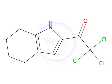 Chemical structure of 2,2,2-Trichloro-1-(4,5,6,7-tetrahydro-1H-indol-2-yl)ethanone