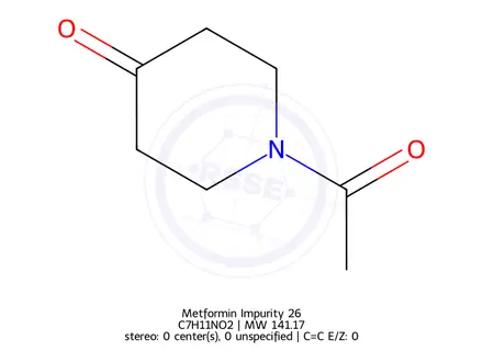 Chemical structure of Metformin Impurity 26