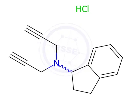 Chemical structure of N-2-Propynyl Rasagiline hydrochloride