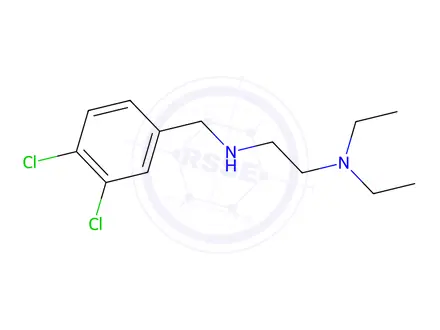 Chemical structure of [(3,4-Dichlorophenyl)methyl][2-(diethylamino)ethyl]amine