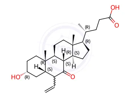 Chemical structure of Obeticholic Acid Impurity 104
