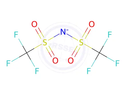 Chemical structure of 3-(3-Cyanopropyl)-1-methyl-1H-imidazol-3-ium bis((trifluoromethyl)sulfonyl)amide