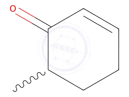Chemical structure of 2-[N-(diphenylphosphinothioylamino)-C-methyl-carbonimidoyl]thiophene