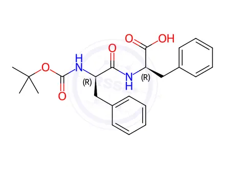 Chemical structure of Boc-D-Phe-Phe