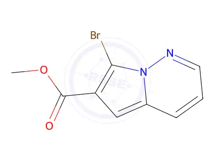 Chemical structure of Methyl 7-bromopyrrolo[1,2-b]pyridazine-6-carboxylate