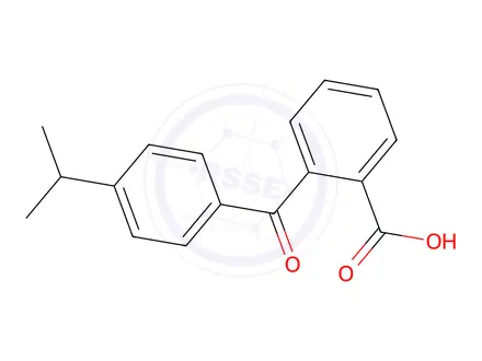 Chemical structure of 2-(4-Isopropylbenzoyl)benzoic acid