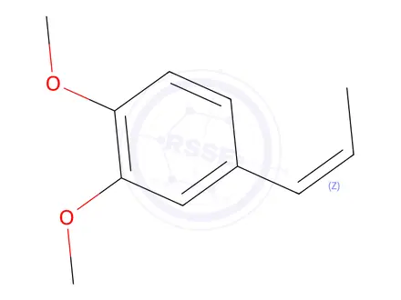 Chemical structure of (Z)-Methylisoeugenol Solution in Acetonitrile