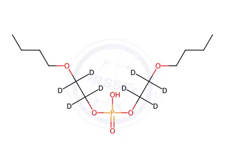 Chemical structure of Bis(butoxyethyl) Phosphate-d8