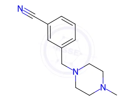 Chemical structure of 3-[(4-methylpiperazin-1-yl)methyl]Benzonitrile