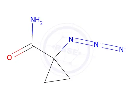 Chemical structure of 1-azidocyclopropane-1-carboxamide