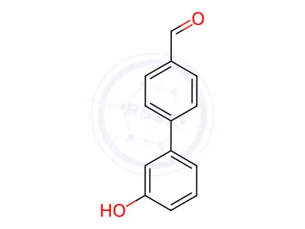 Chemical structure of 3-(4-Formylphenyl)phenol