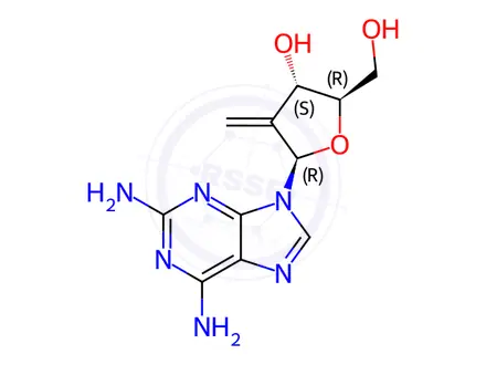 Chemical structure of Adenosine Impurity 165