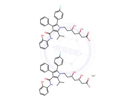 Chemical structure of Atorvastatin Impurity 80(Calcium Salt)