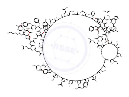 Chemical structure of Insulin (Pork) (COLD SHIPMENT REQUIRED) (1342300)