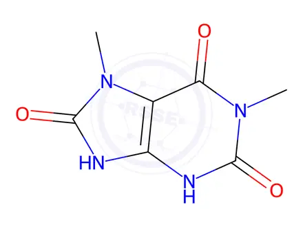 Chemical structure of 1,7-Dimethyluric Acid