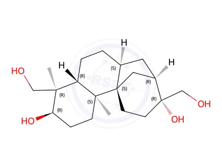 Chemical structure of Aphidicolin Impurity 1