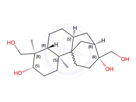 Chemical structure of Aphidicolin Impurity 2