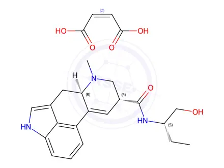 Chemical structure of Methylergonovine Maleate