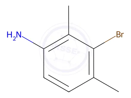 Chemical structure of 3-Bromo-2,4-dimethylaniline