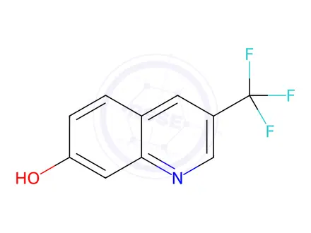 Chemical structure of 3-(Trifluoromethyl)quinolin-7-ol