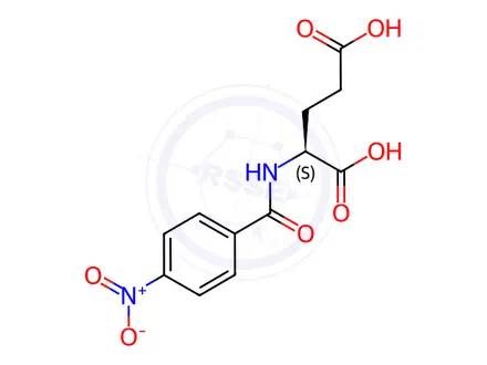 Chemical structure of Folic Acid Impurity 51