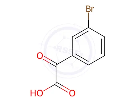 Chemical structure of 2-(3-Bromophenyl)-2-oxoacetic acid