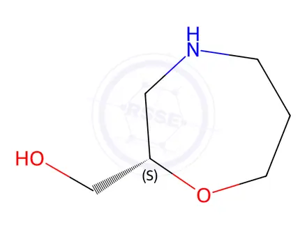 Chemical structure of (S)-(1,4-Oxazepan-2-yl)methanol