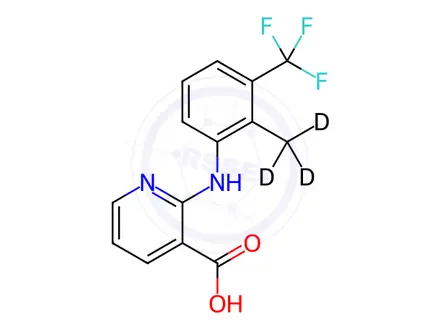 Chemical structure of Flunixin-d3