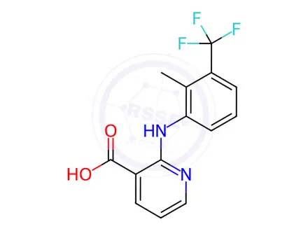 Chemical structure of Flunixin meglumine