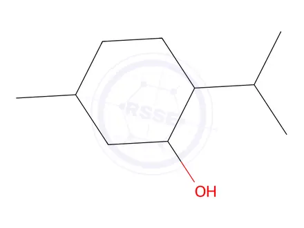 Chemical structure of neomenthol