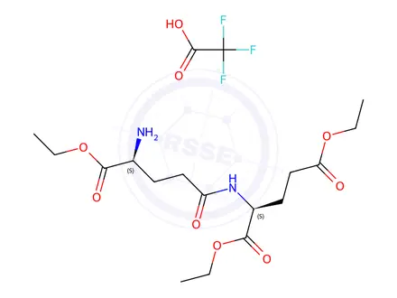 Chemical structure of Pemetrexed Impurity 72 TFA salt