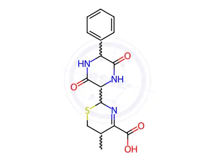 Chemical structure of Cephalexin Diketopiperazine(2-position shift)
