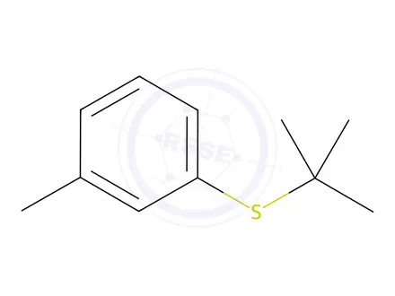Chemical structure of tert-Butyl(m-tolyl) sulfide