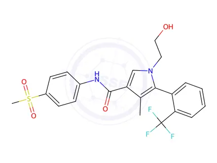 Chemical structure of Esaxerenone (S Chirality)