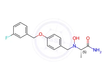 Chemical structure of Safinamide N-Hydroxy Impurity