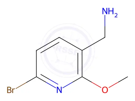 Chemical structure of (6-Bromo-2-methoxypyridin-3-yl)methanamine dihydrochloride