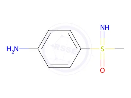 Chemical structure of (4-aminophenyl)(imino)methyl-lambda6-sulfanone